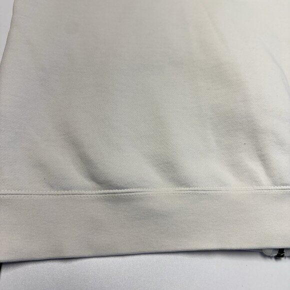 Vintage Y2K Vans Skate Hoodie Sweatshirt Mens Large 23x26 White Skateboard Zip - Picture 8 of 12